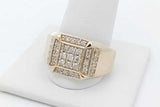 0.93cttw Diamond Ring In 10k Yellow Gold 5.5 Grams Size 11.5 Eb0926pxzsa