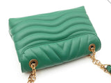 Louis Vuitton New Wave Chain Bag In Emerald Green Leather Fw0825lorxdu