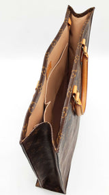 Louis Vuitton Sac Plat Handbag In Monogram Coated Canvas Fw0626eordu