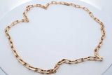 Cartier Santos De Cartier 18k Yellow Gold Paperclip Link Necklace Eb0526exxzdw