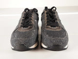Michael Kors Allie Trainer Dark Charcoal Flannel Sneakers Size 5.5 Sd0126lrde