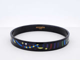 Hermès Multicolor 9mm Enamel Bangle Bracelet Fw0326lrzdu