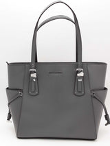 Michael Kors Voyager Ew Leather Tote Gray Aa0626rzsa