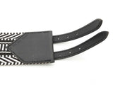 Hermes Toile Sombrero Sangle Cavale Noir Ecru Black White Belt 80 Cm Do0126crde