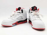 Jordan 5 Retro Og Fire Red Hq7980-101 Shoes Size 5.5 Y Aa0626izsa