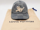 Louis Vuitton Damier Denim 3d Cap M7534m Blue Aa0126ocrsa