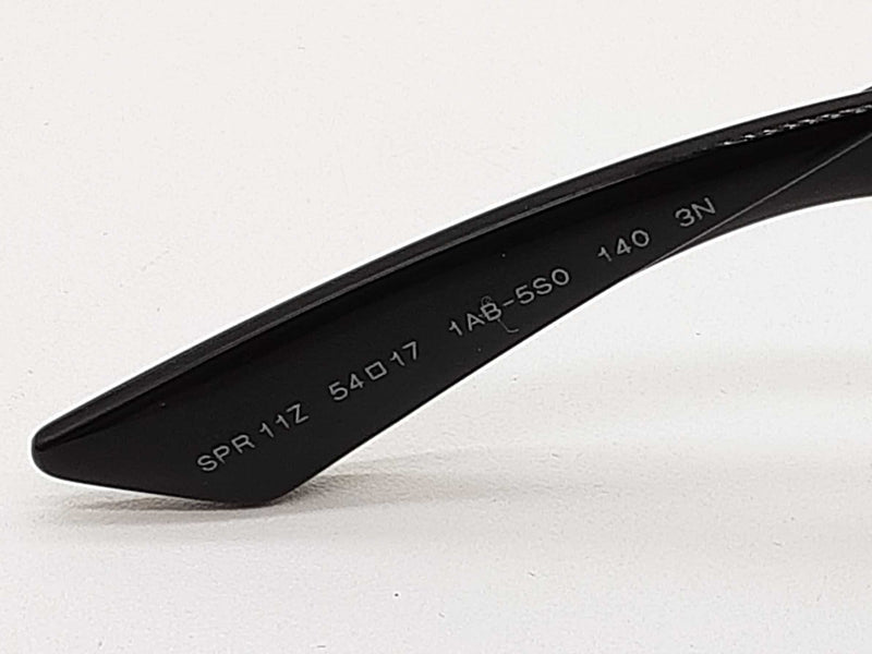 Prada Spr11z Rectanglular Black Frames Dark Gray Lens Sunglasses Do0825lcrde