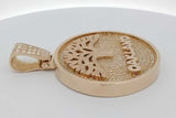 2.85cttw Diamond 14k Yellow Gold Tree Of Life Pendant 87.8 Grams Eb0926cxxzsa