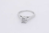 0.5cttw Diamond Ring In 10k White Gold 2.8 Grams Size 7 Eb0226ocrsa