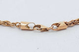 18k Yellow Gold Rope Chain Necklace 7.4 Grams 21 Inch Eb0826rxzsa