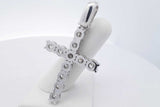 9.0cttw Diamond Cross Pendant In 14k White Gold 17.8 Grams Eb0726ixxzsa