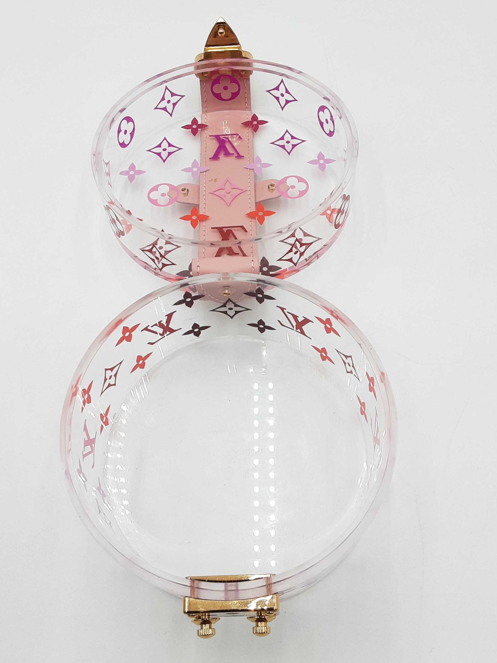 Louis Vuitton Monogram Transparent Plexiglass Scott Box
