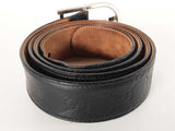 Gucci Micro Guccissima Black Leather Belt Size 110-44 Sd0426crde