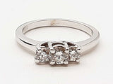 0.5 Cttw Natural Diamonds 14k White Gold 3.4g Ring Size 6.5 Do0426wxzde