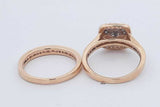 1.68cttw Diamond Wedding Set In 14k Yellow Gold 7.1 Grams Size 6 Eb0326ixzdu