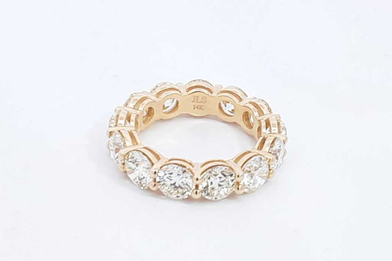 Approx. 6.5ctw Diamond Eternity Band 14k Yellow Gold 4.67g Size 7 Eb1024oxxxzsa