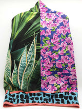 Dolce & Gabbana X Dj Khaled Multicolored Flowers Jacket Size 56 Do0226pxzde