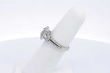 Approx. 2.7ctw Diamond Ring In 14k White Gold 4.8 Grams Size 5.75 Eb1224ixzsa