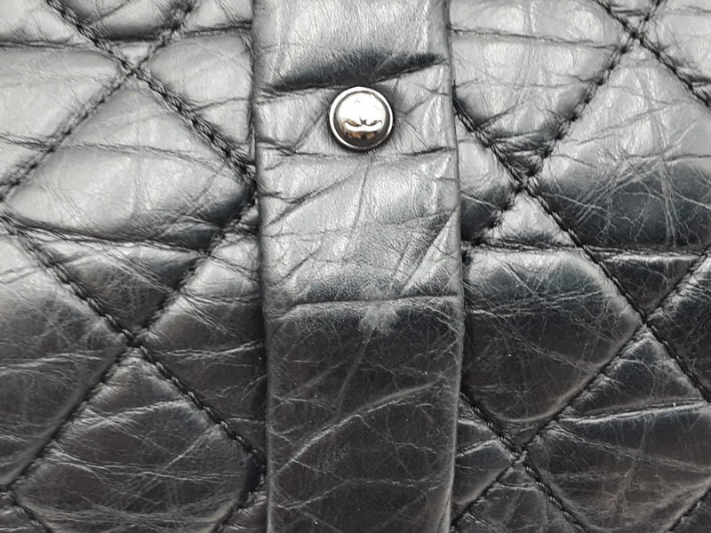 Chanel Lady Braid Tote Bag In Black Aged Calfskin Fw0425cxzdu
