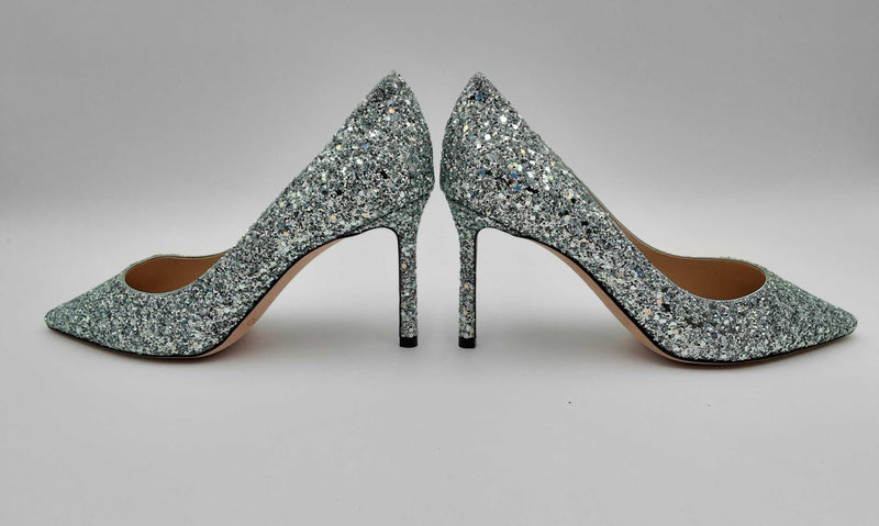 Jimmy Choo Miami Mint Glitter Romy 85 Hslcrsa