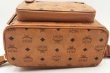 Mcm Stark Visetos Cognac Backpack  Eb0126oxzsa