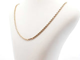 14k Yellow Gold Rope Chain Necklace 1.7 Grams 18 Inch Fw0826llzdu