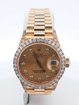 1989 Rolex President 18k Yellow Gold 26mm Automatic 6 Inch 68 Grams Fw1125pzxzdu