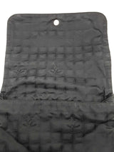 Chanel Travel Line Black Cc Logo Nylon Messenger Bag Do825oxzde