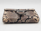 Michael Kors Vanna Shoulder Flap Python Bag Sd1025ozsa