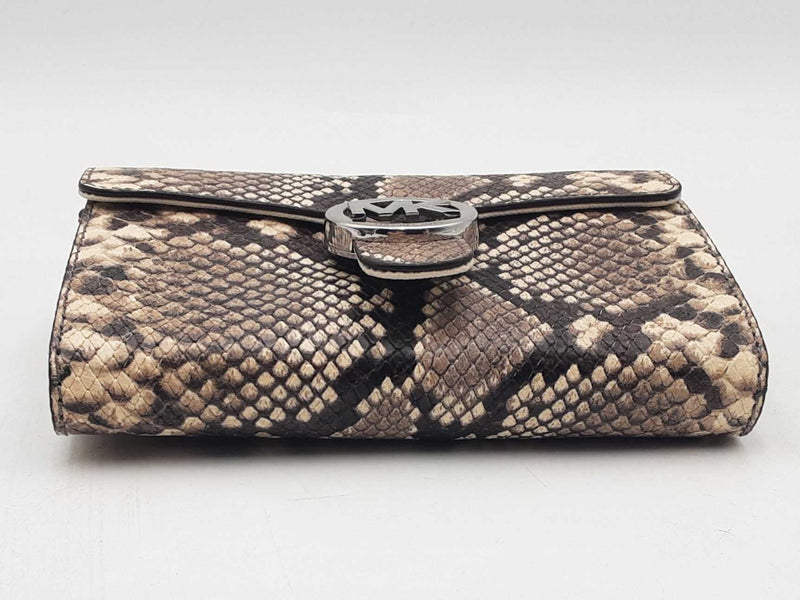 Michael Kors Vanna Shoulder Flap Python Bag Sd1025ozsa