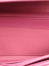 Chanel Camellia Pink Leather Wallet Eb1026ixzsa
