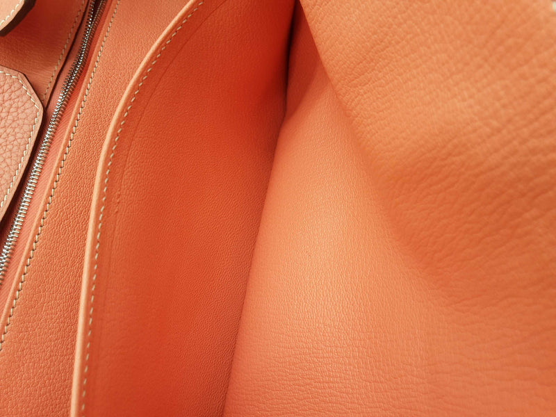 Hermes Birkin 35 Rose Tea Pink Clemence Palladium Handbag Do0825wxzxde