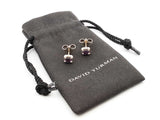 David Yurman Petite Chatelaine 925 & Amethyst Stud Earrings 2.2 Gram Fw0426oordu