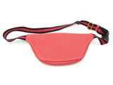 Gucci Hibiscus Red Leather Small Logo Belt Bag Sd0726lpzdu