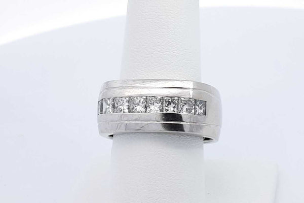 Approx. 1.52ctw Diamond Ring In 14k White Gold 13.3 Grams Size 11 Eb1224lxxzsa