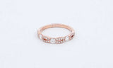 14k Rose Gold 0.37ctw Lab Grown Diamond Ring Size 7.5, 2.3 Grams Eb0623lsedu