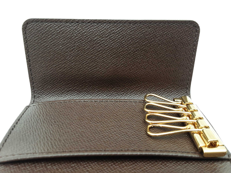 Louis Vuitton Brown Damier Ebene Key Holder Do0525lcxde