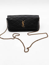 Yves Saint Laurent Quilted Gaby Phone Holder Crossbody Bag Eb1125wrxdu