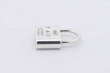 Tiffany & Co. 1837 Padlock Lock Sterling Silver Charm Pendant 7 Grams Eb0426rxsa