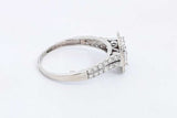 Diamond Ring In 10k White Gold 2 Grams Size 9 Eb0924ixsa