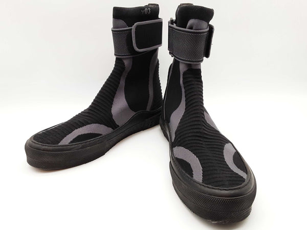 Burberry Knitted Sub Black Stretch High Top Shoes Size Eu 45 Do0325orxde