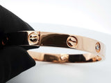 Cartier Classic Love Bracelet In 18k Rose Gold 31.2 Grams Size 18 Fw1225worzdu