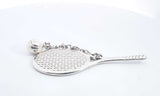 Tiffany & Co. Sterling Silver Tennis Racket Pendant, 33.4 Grams Hs0124exsa