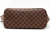 Louis Vuitton Damier Ebene Mm Neverfull Brown Handbag Aa0826wxzsa