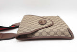 Gucci Neo Vintage Gg Supreme Canvas Web Strap Messenger Bag Eb0626rxzde