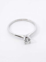 0.34 Cttw Diamond & 14k Gold Solitaire Engagement Ring 2.1g Size 8 Fw0925lixdu