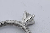 1.9cttw Diamond Wedding Set In 14k White Gold 5.3 Grams Size 7 Eb0626corsa