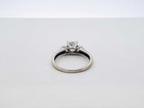 0.78 Cttw Diamond & 10k White Gold Ring With Cert 1.9 Gram Size 5 Fw1124pxzdu