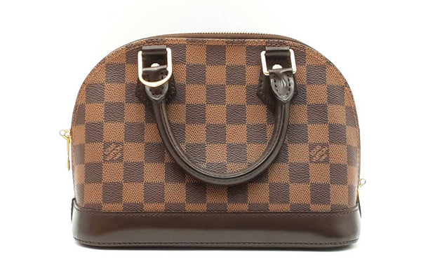 Louis Vuitton Damier Ebene Alma Hand Bag Sd0825crzdu