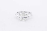 3.71cttw Lab Grown Pear Shaped Diamond Ring 14k Gold 3.4g Size 6.5 Eb0826llrxsa